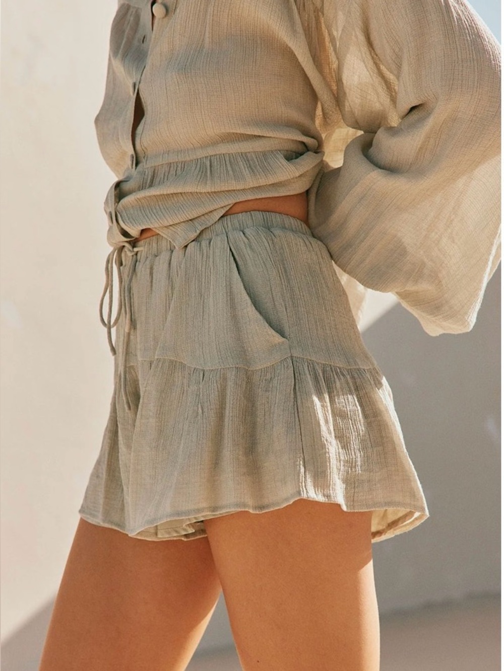 Sabo Skirt Huxley Short in Sage size XXL 12 Womens
